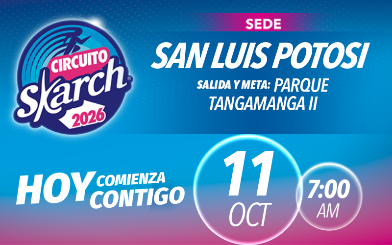 IV CIRCUITO DE CARRERAS SKARCH 5 y 10k 2026 - SAN LUIS POTOSI