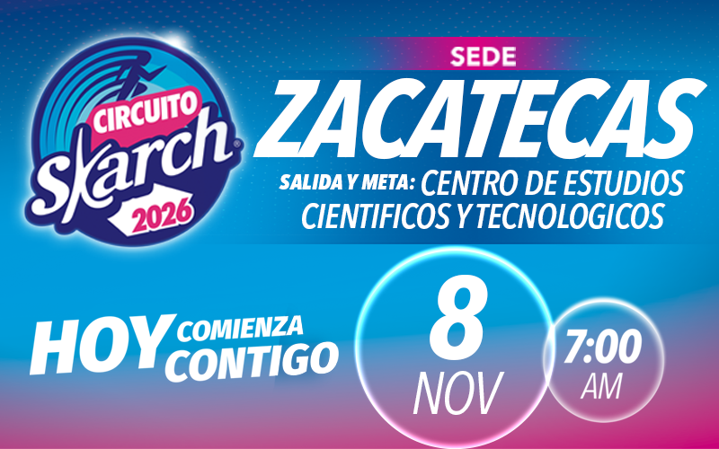 IV CIRCUITO DE CARRERAS SKARCH 5 y 10k 2026 - ZACATECAS